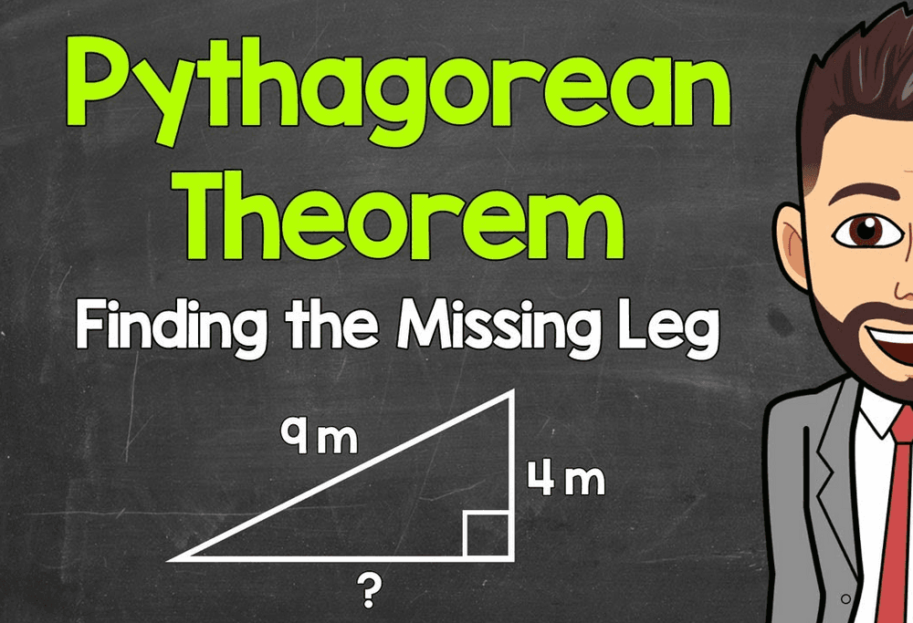 Find the Missing Leg Length with Pythagorean Theorem