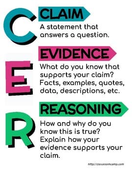 Claim Evidence Reasoning (Part 2)