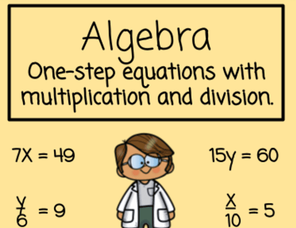 Solving One-Step Multiplication and Division Equations