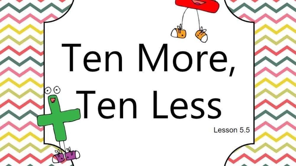 10 More 10 Less with Adding Hearts