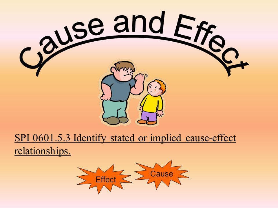 Identifying Cause and Effect