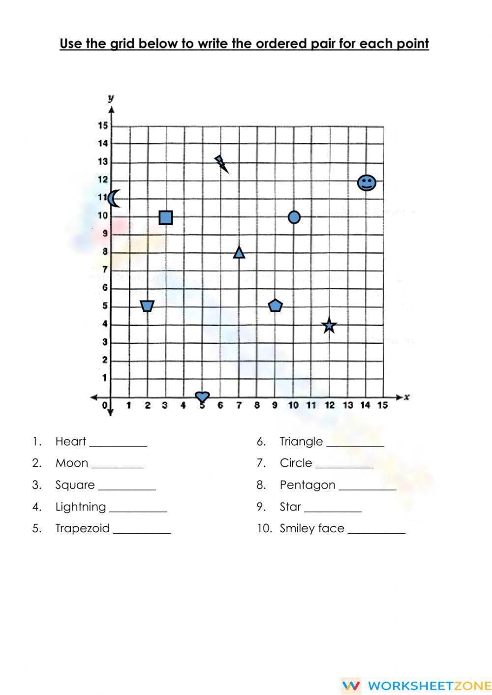 Coordinate Grid - Page 1