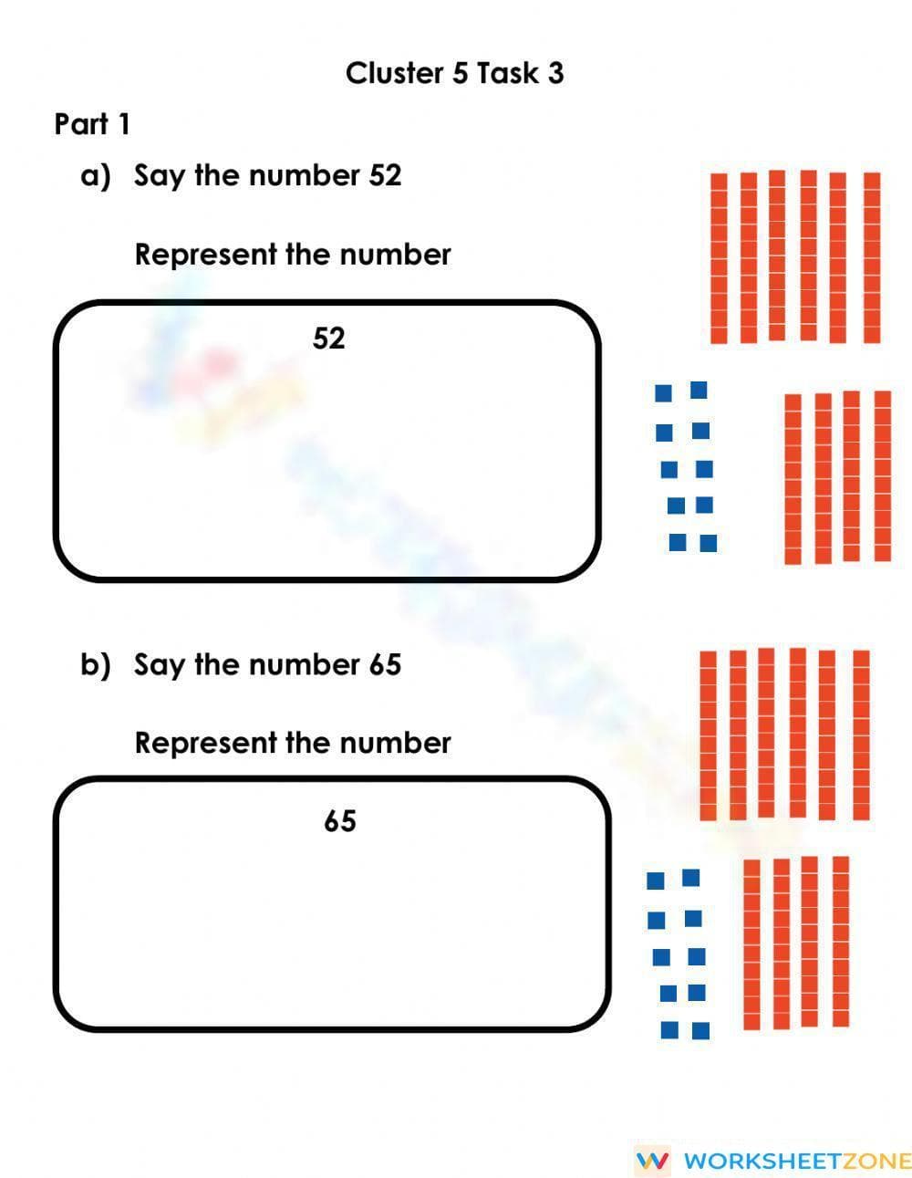 Cluster Tasks: Math Problem Solving Practice - Page 1