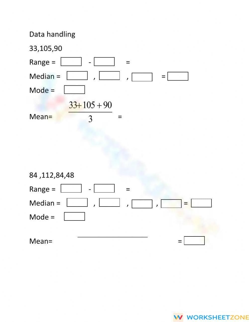 Data Handling - Page 1
