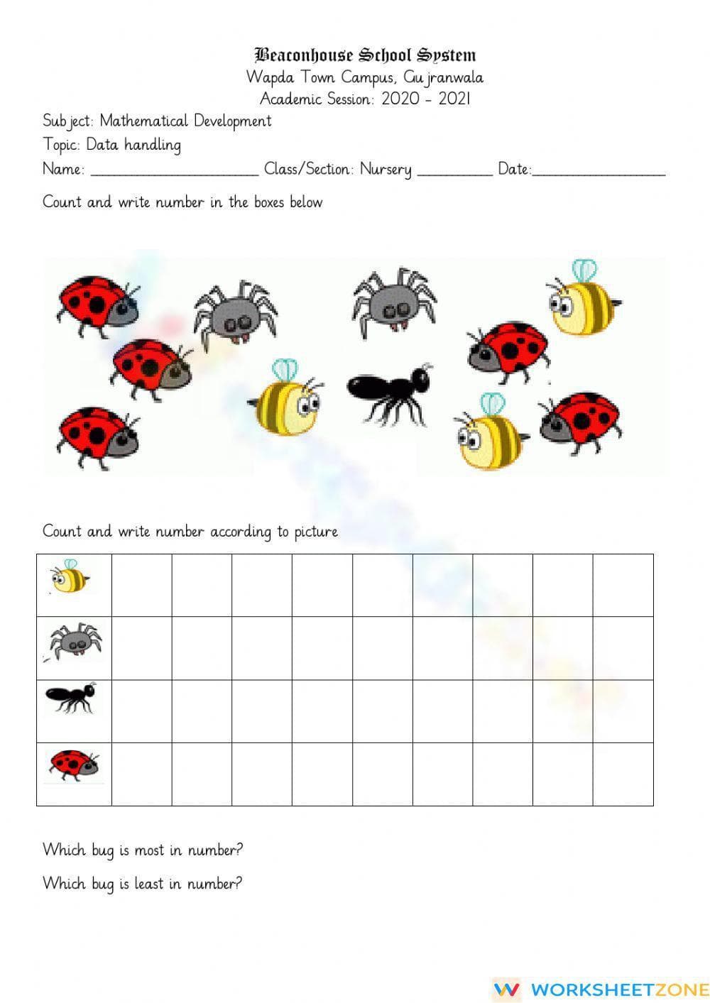 Handling data - Page 1