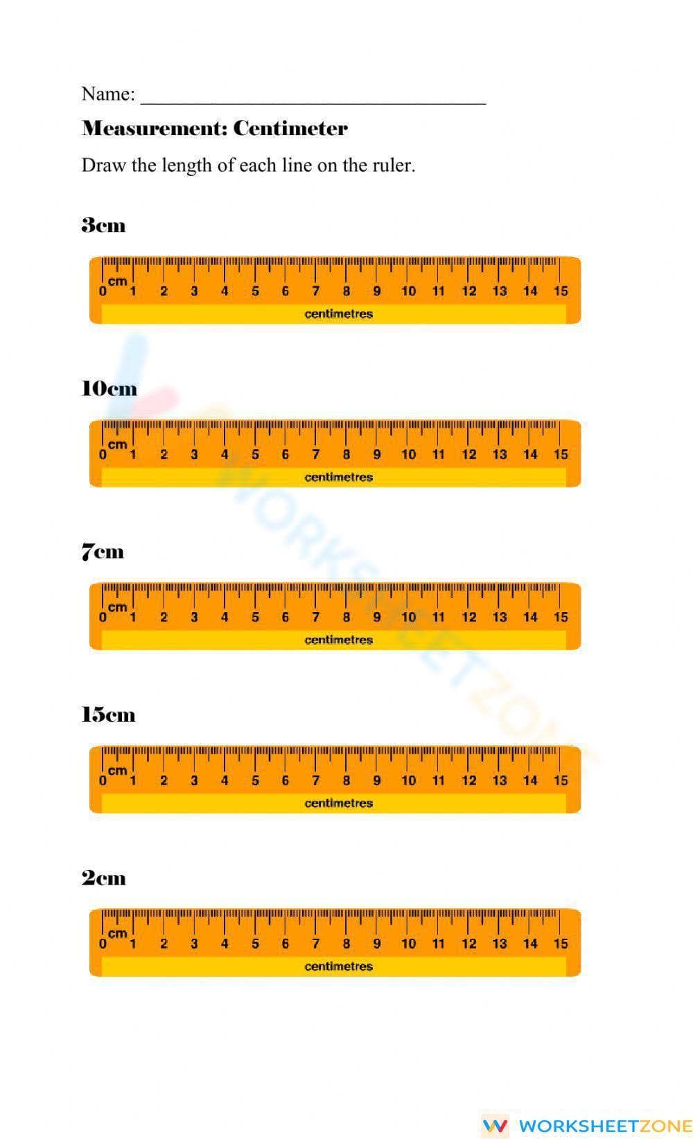 Centimetre measurement - Page 1