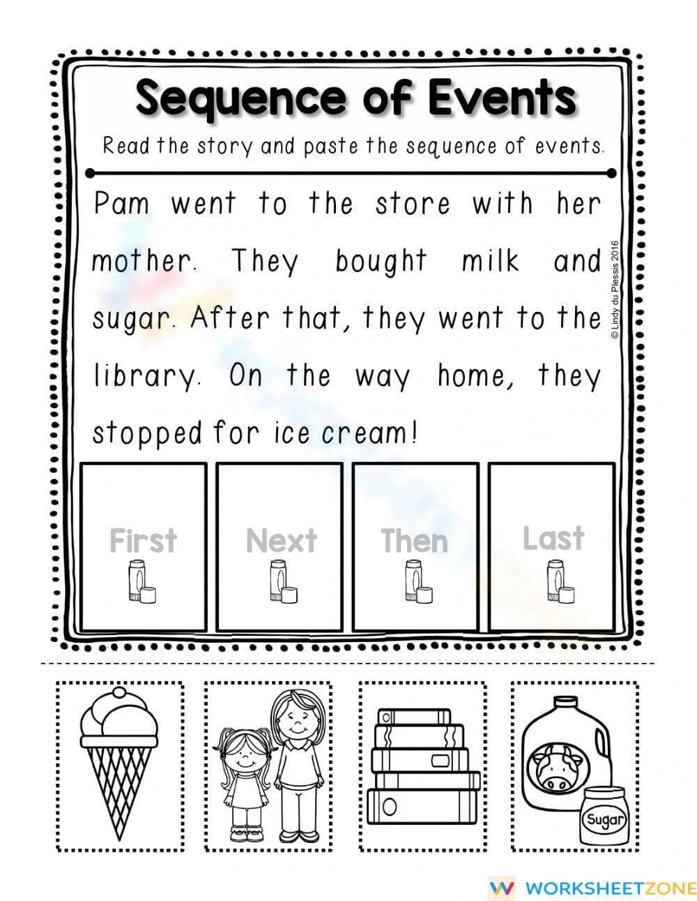 Sequencing Worksheet - Page 2