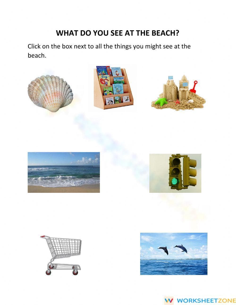 What Do You See at the Beach? - Page 1