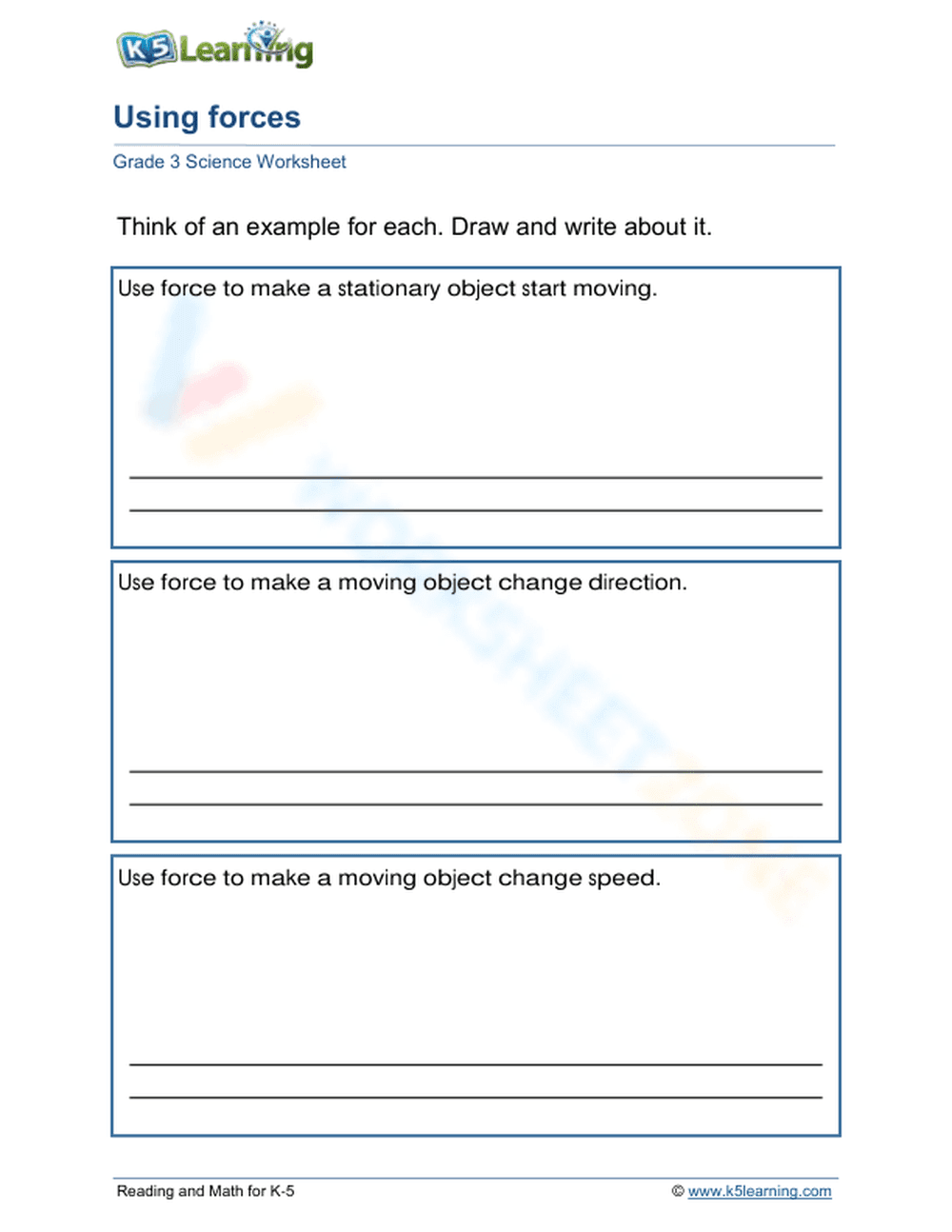 Using forces 2 - Page 1