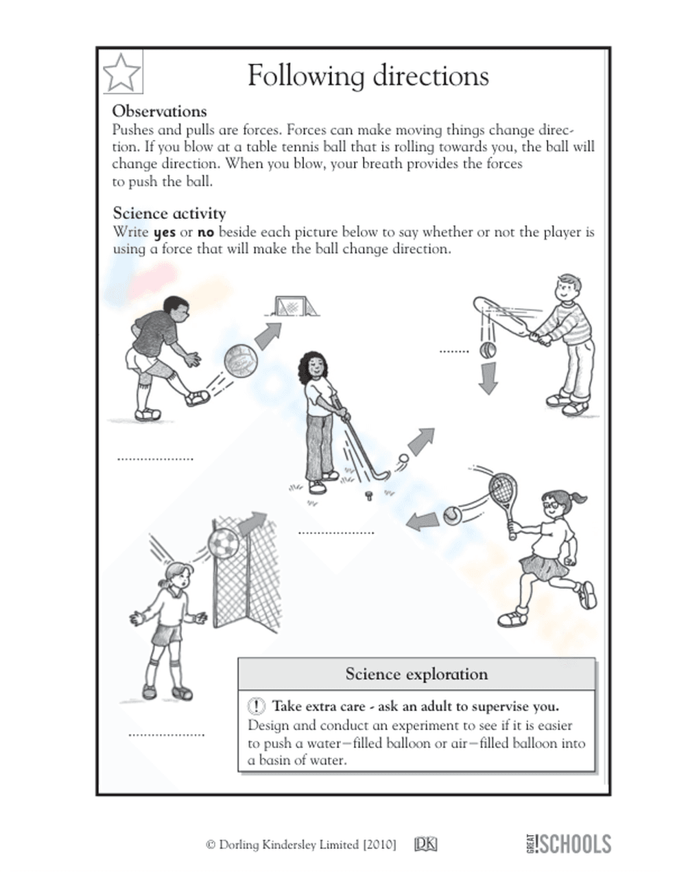 Following directions - Page 1