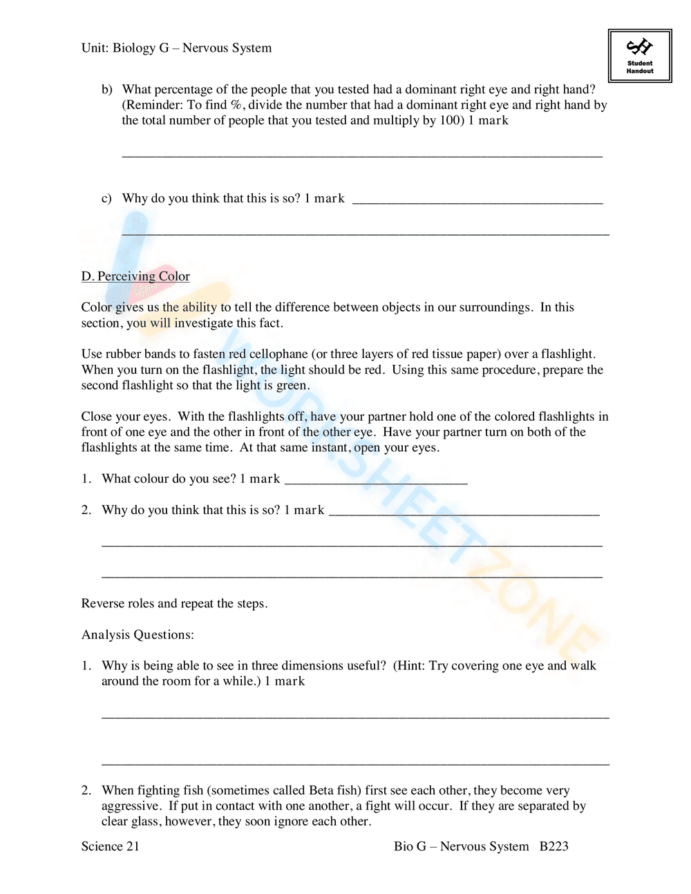 AN INTRODUCTION TO THE NERVOUS SYSTEM - Page 41