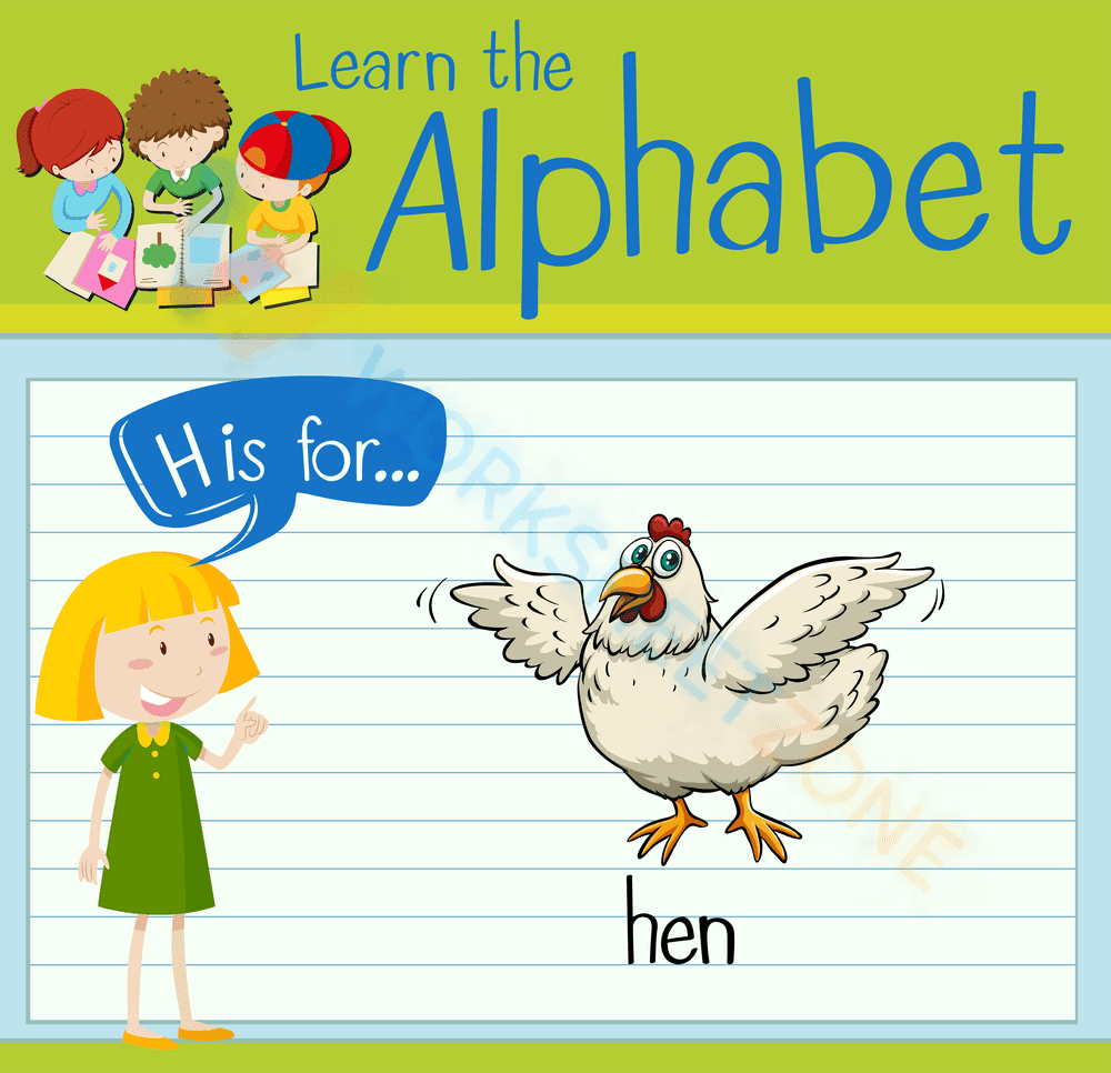 letter h beginning sound worksheets 34 - Page 1