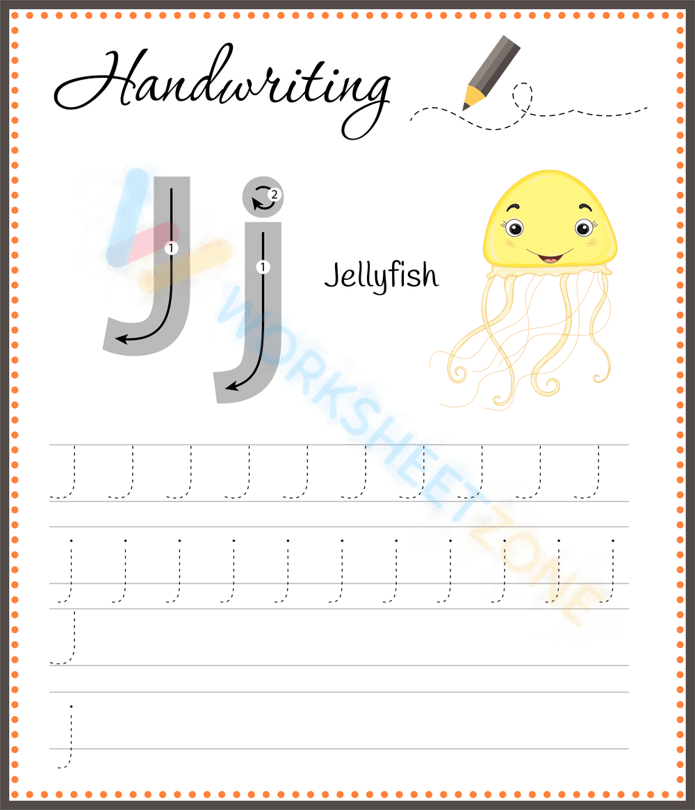 letter j beginning sound worksheets 30 - Page 1