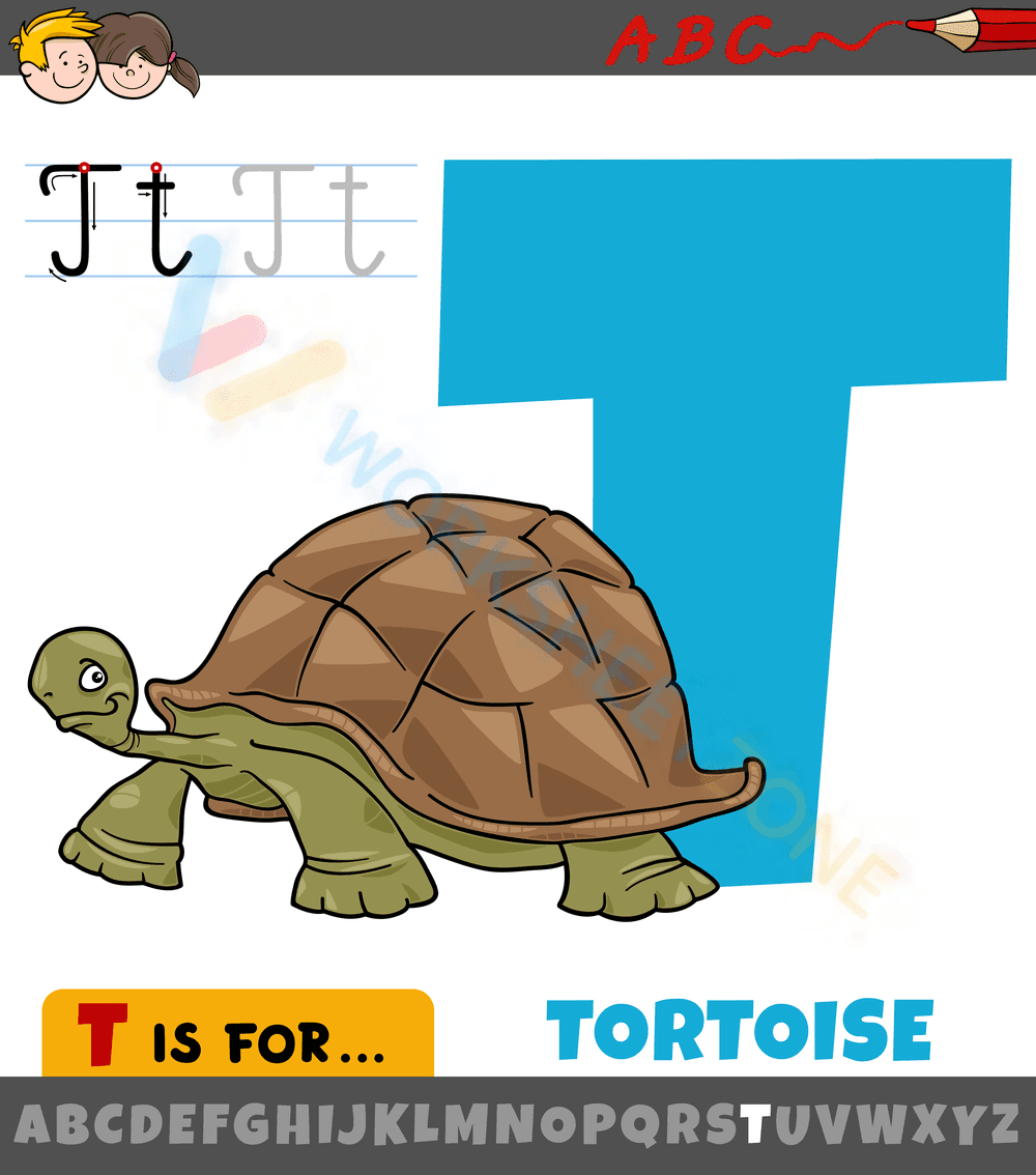 letter t beginning sound worksheets 26 - Page 1
