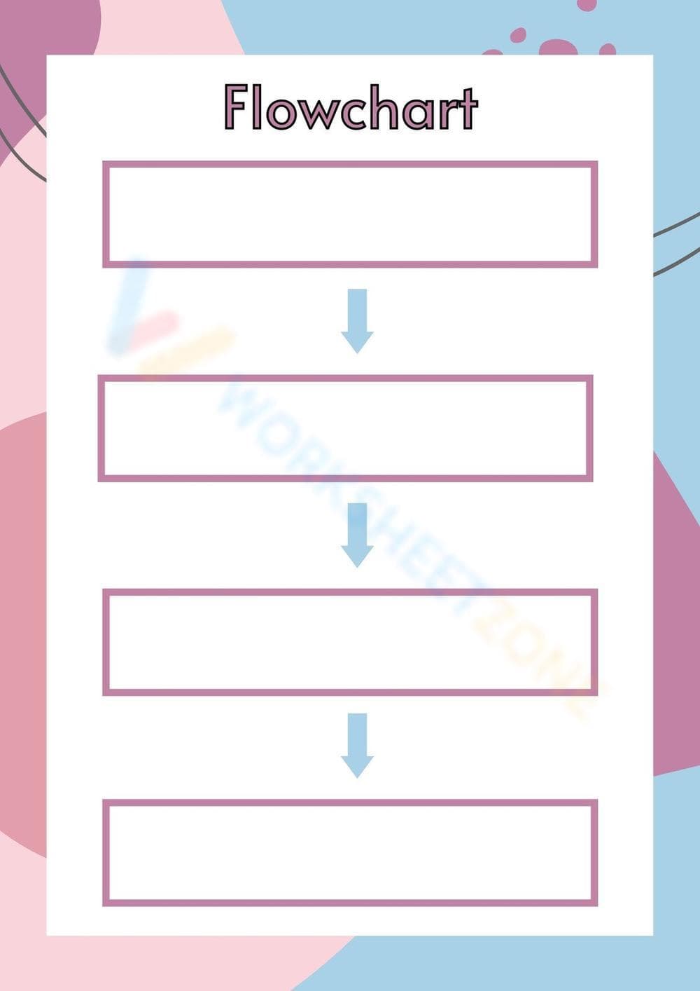 Flowchart Worksheet - Page 1