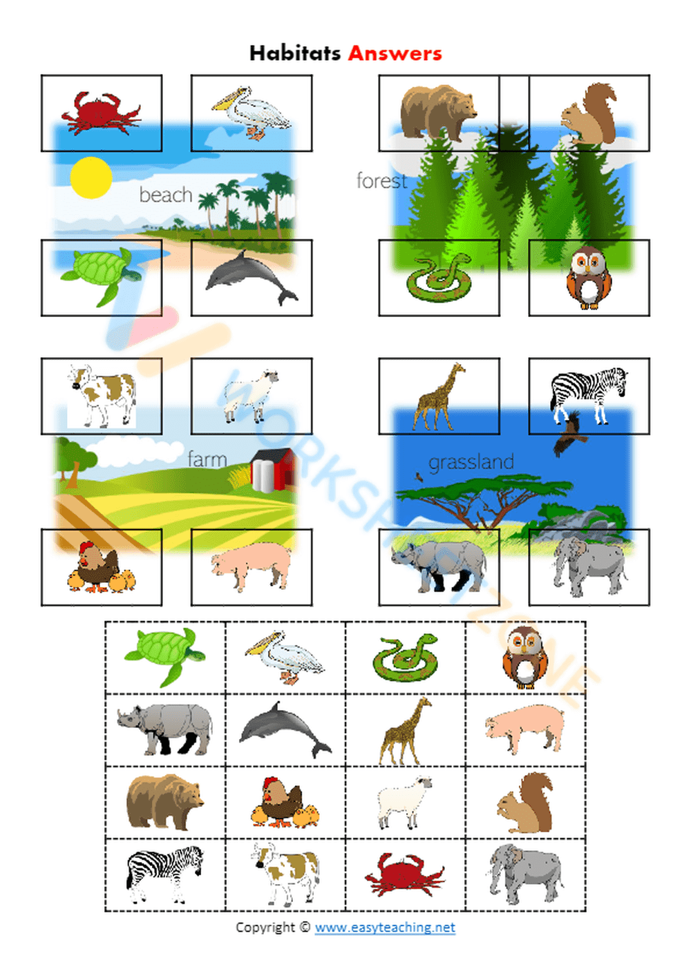animal habitats 4 - Page 2