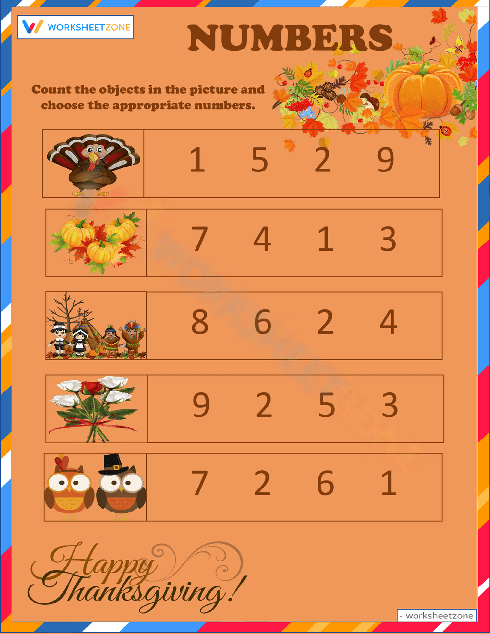 Identify numbers - Page 1