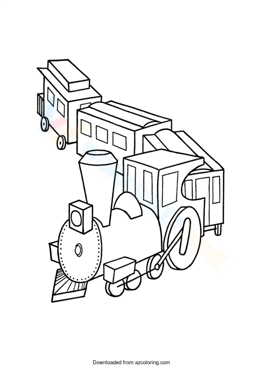 A Train: Transportation Learning Fun - Page 1