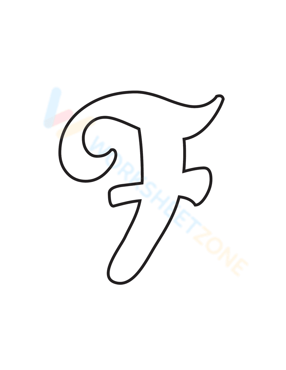 Printable Bubble Letters A-Z - Page 7