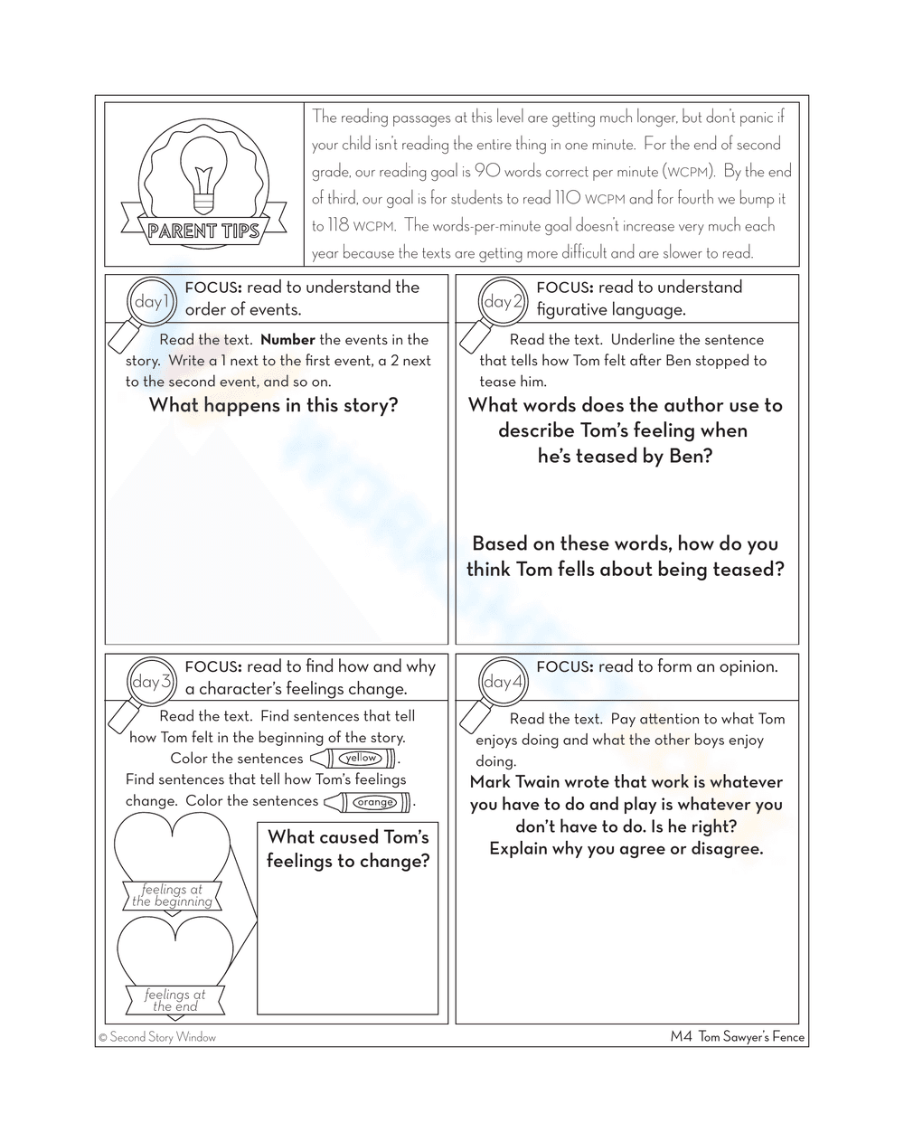 Tom Sawyer's Fence: Exploring Character Traits - Page 2