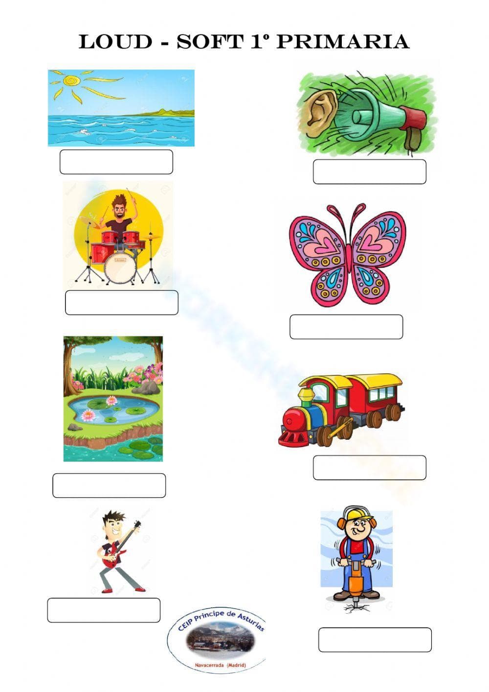 Name the Sound Worksheet - Page 1