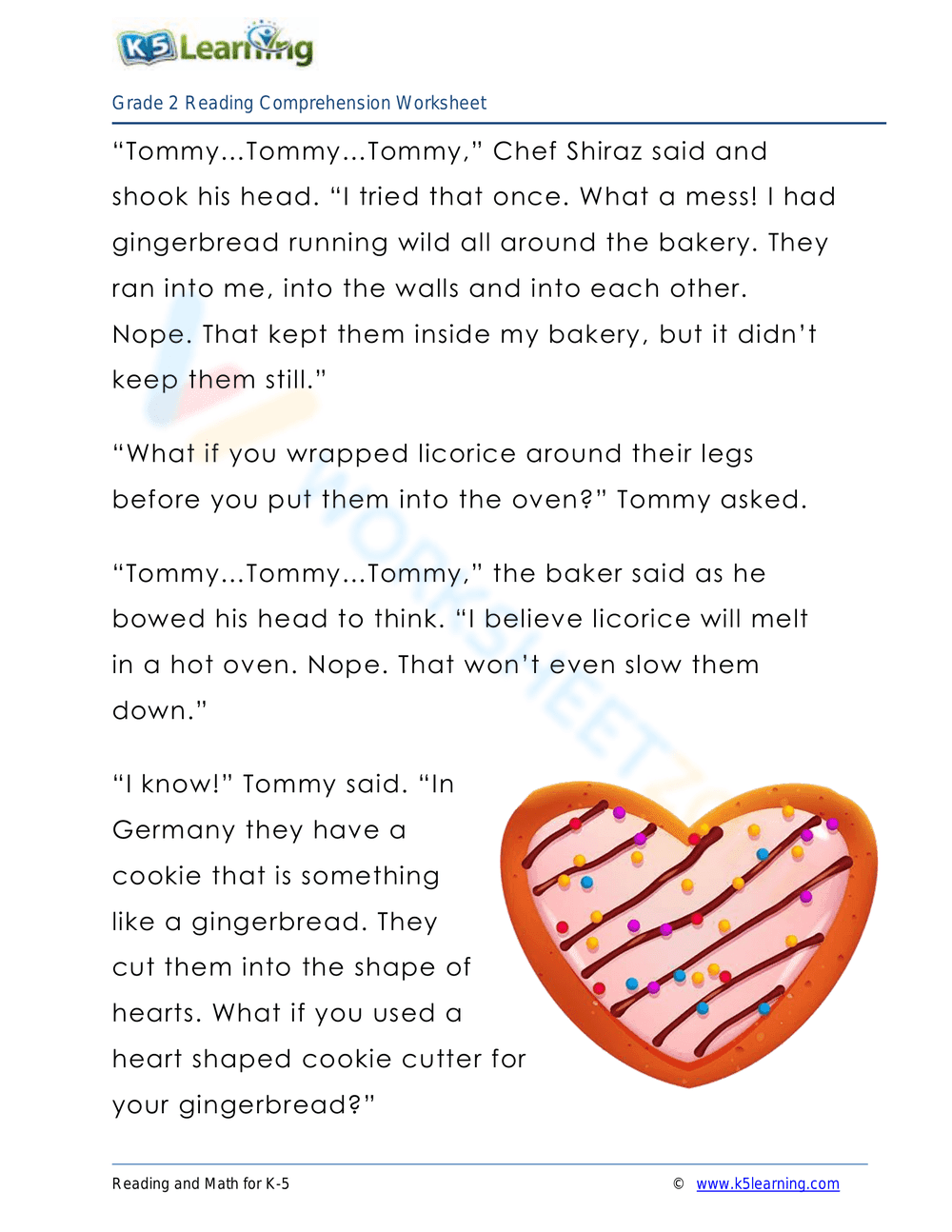 How to Catch a Cookie: A Reading Comprehension Story - Page 3