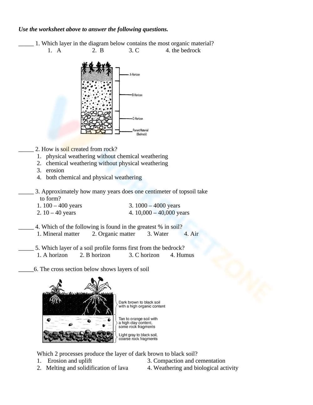 Learn Soil Formation Process - Page 1