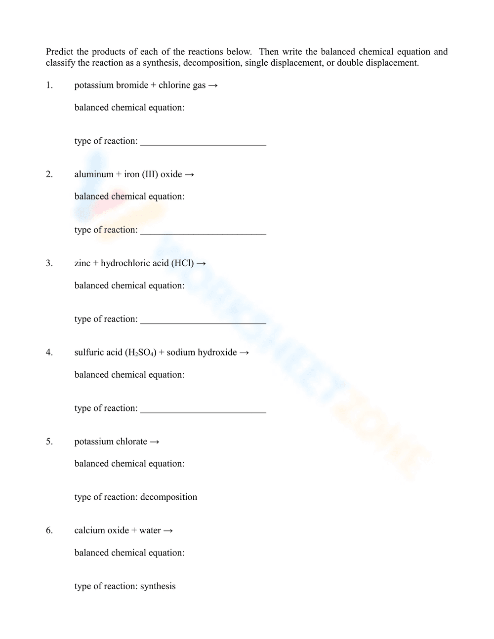 Predicting Chemical Reaction Products - Page 2