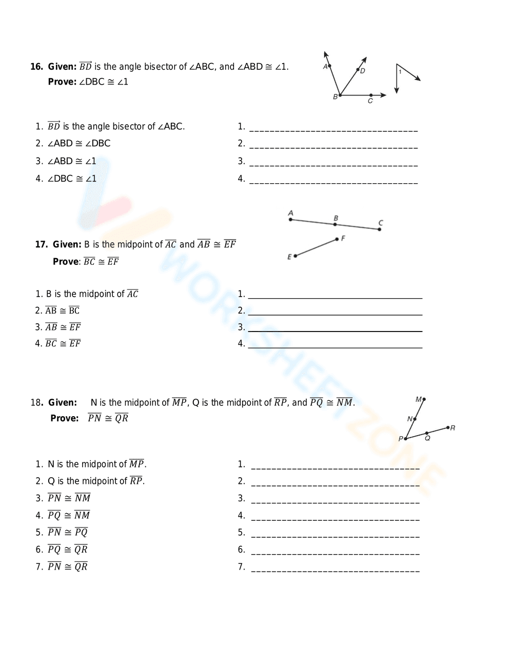 Master Geometric Proofs with This Updated Worksheet - Page 4