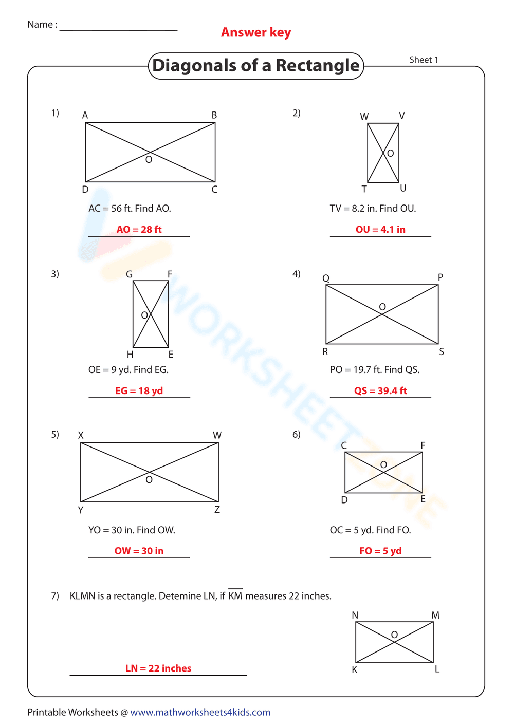 Diagonals of a Rectangle - Page 2