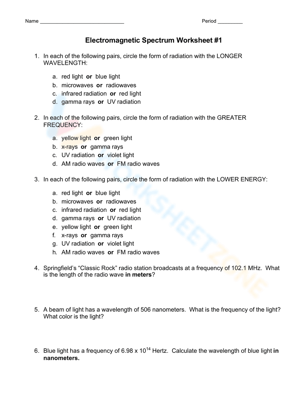 Explore Waves on the Electromagnetic Spectrum - Page 2