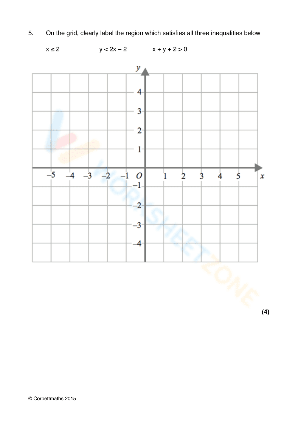 Graphing Systems of Linear Inequalities Worksheet - Page 5