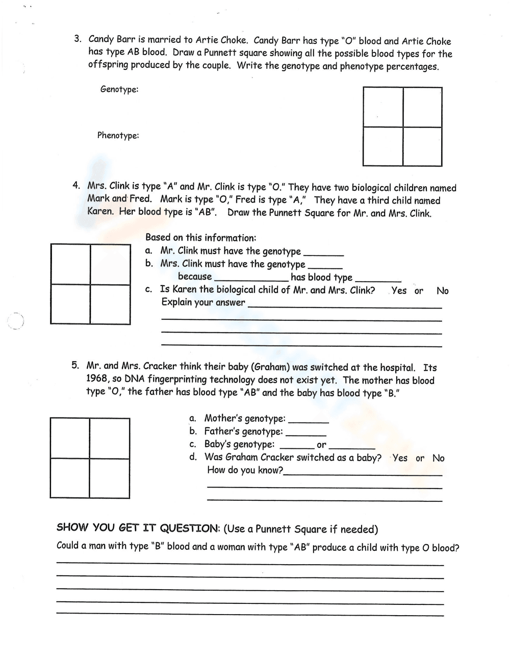Understand Codominance with This Worksheet - Page 2