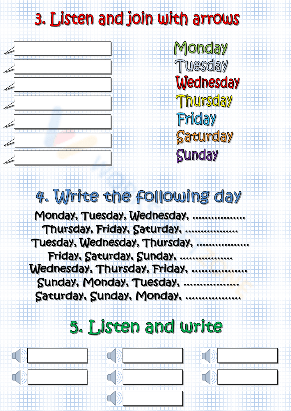 The days of the week - Page 2