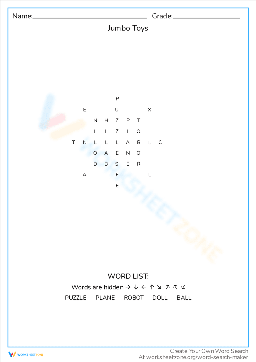 Discover Jumbo Toys - Page 1