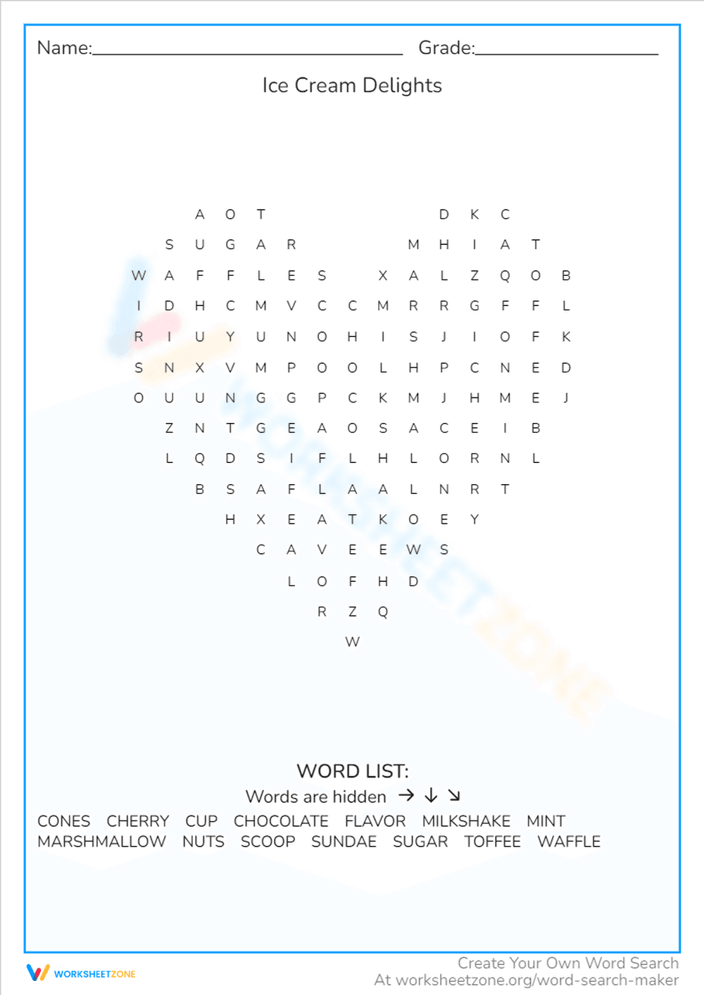 Ice Cream Delights - Page 1