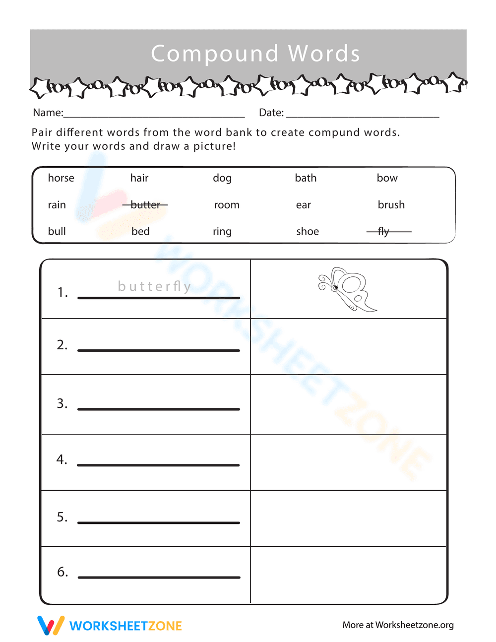 Putting Words Together: Exploring Compound Words - Page 1