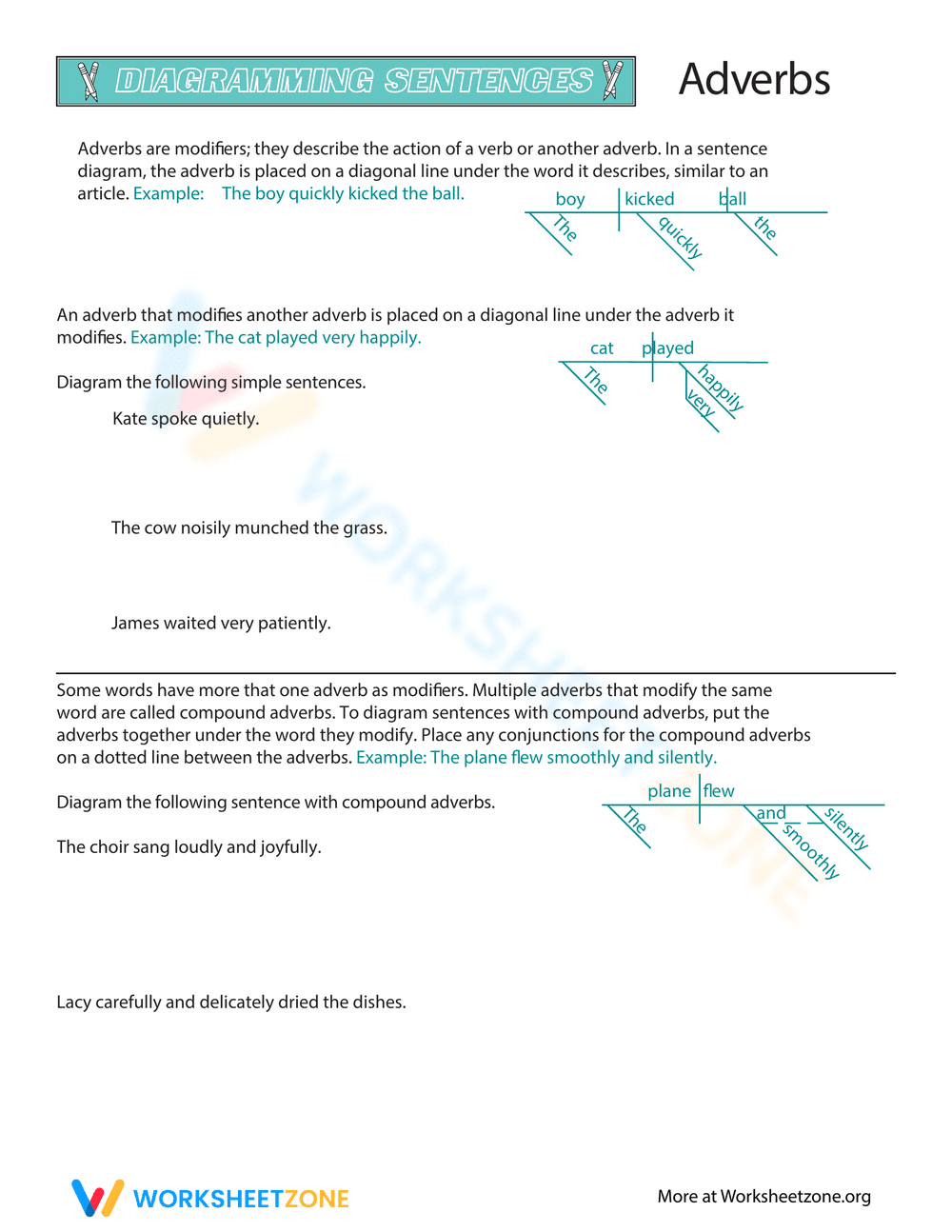 Diagramming Sentences: Structural Analysis - Page 1