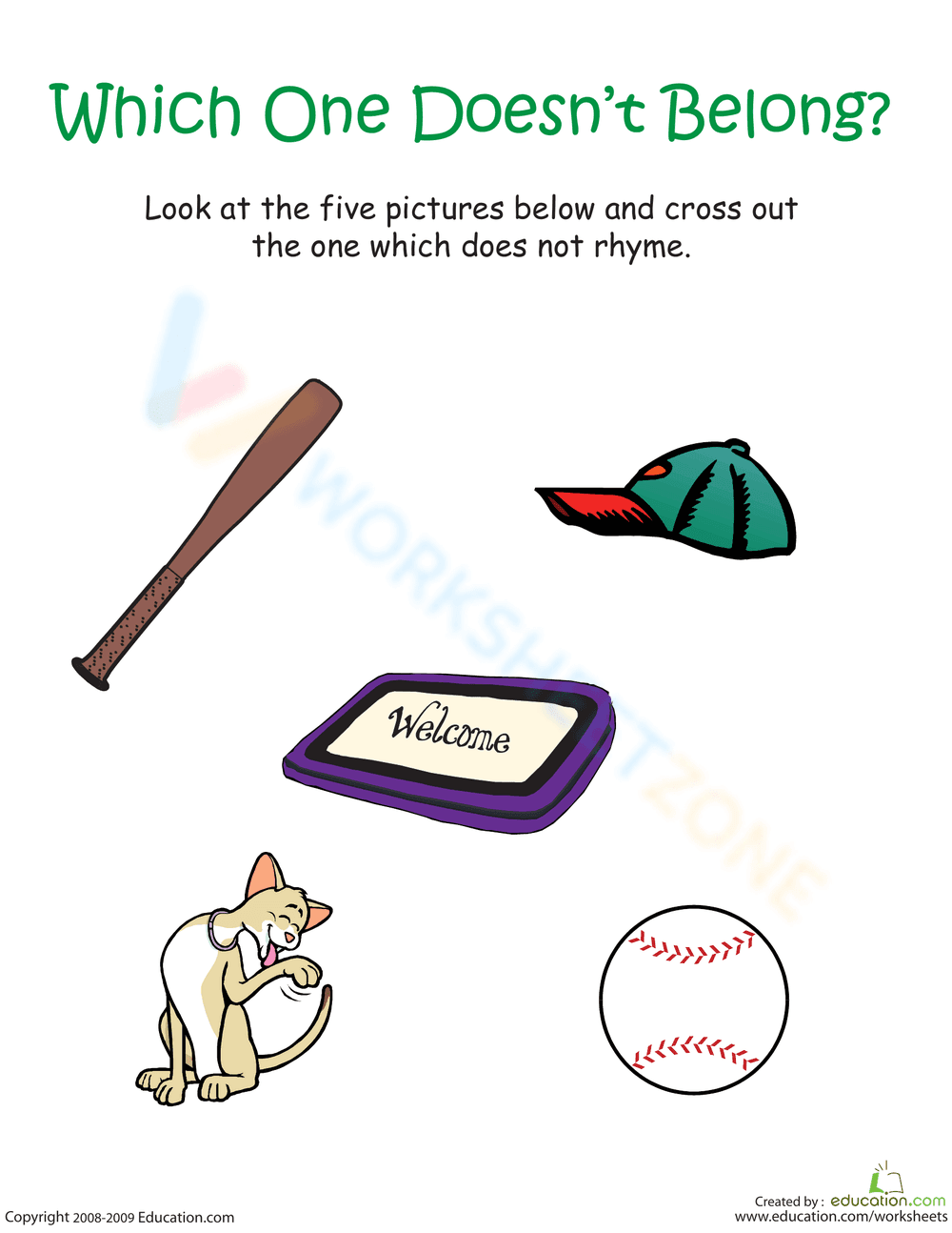 Doesn't Belong: Critical Thinking - Page 1