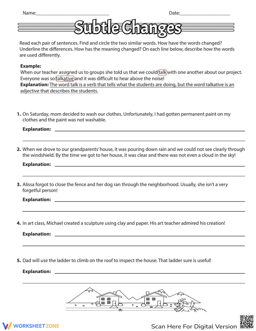 Subtle Changes: Mastering Tricky Spelling - Page 1