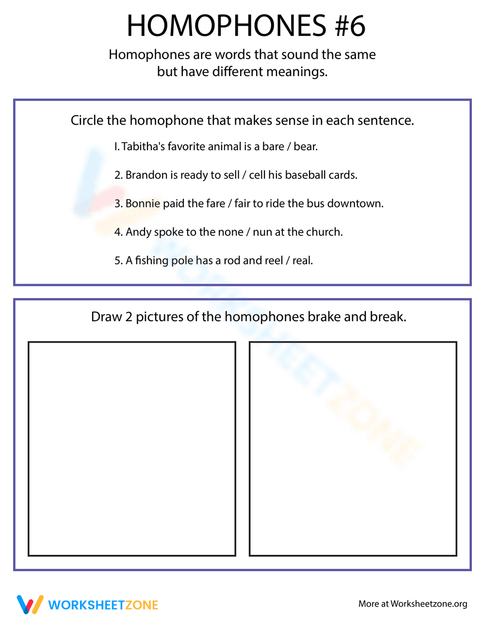Refine Skills in Homophone Practice - Page 1