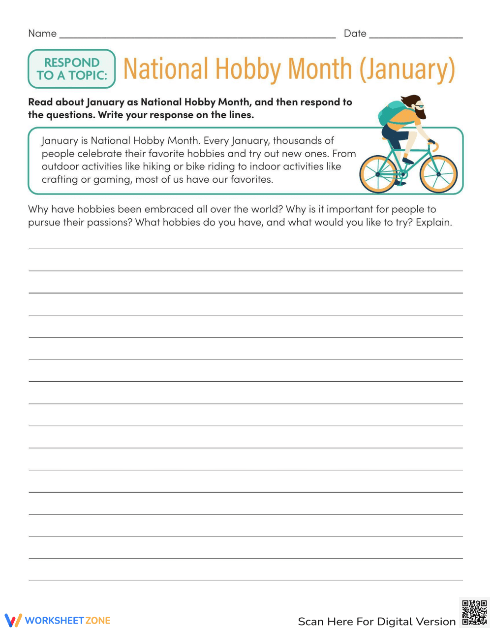 Respond to a Topic: National Hobby Month - Page 1