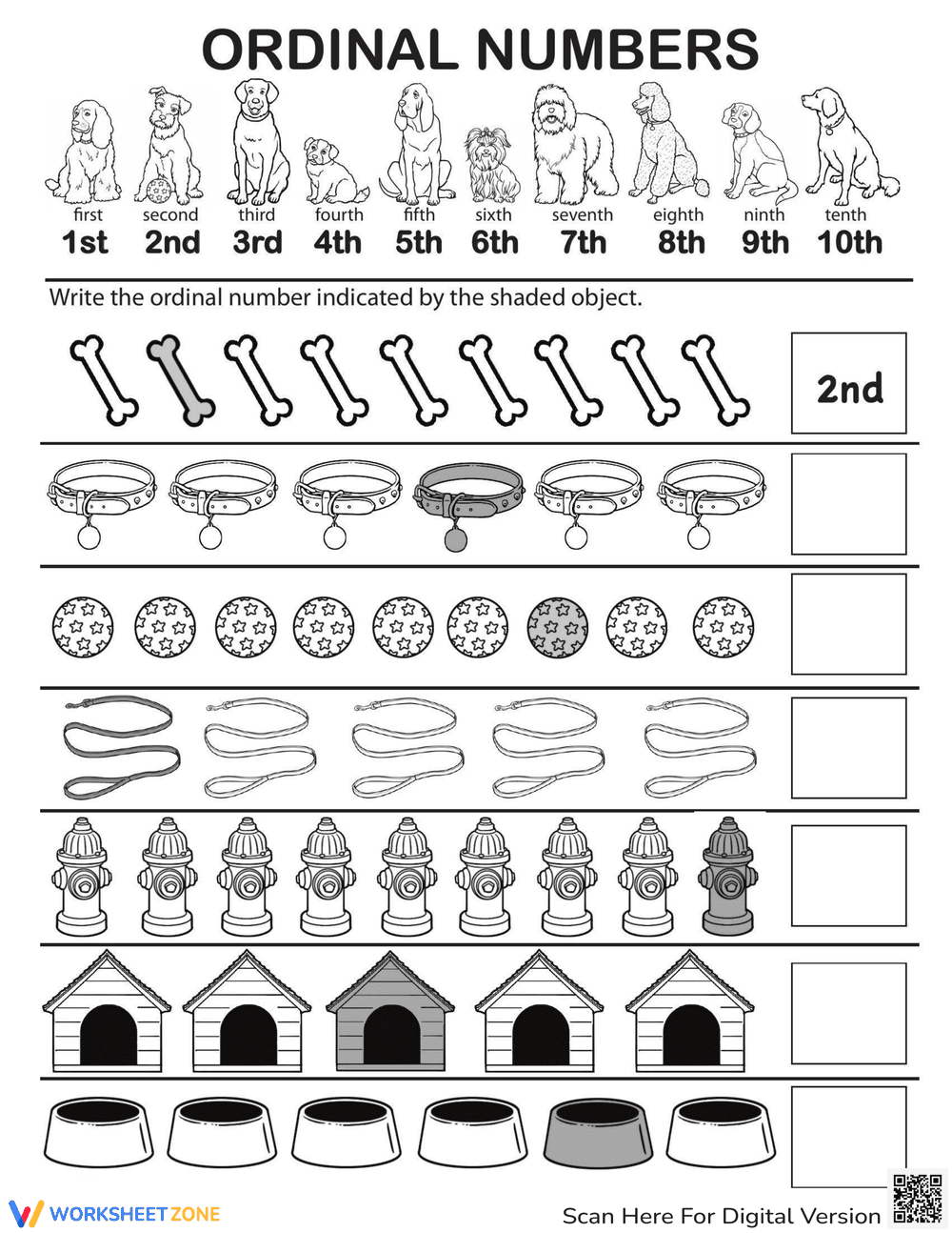 Ordinal Numbers - Page 1