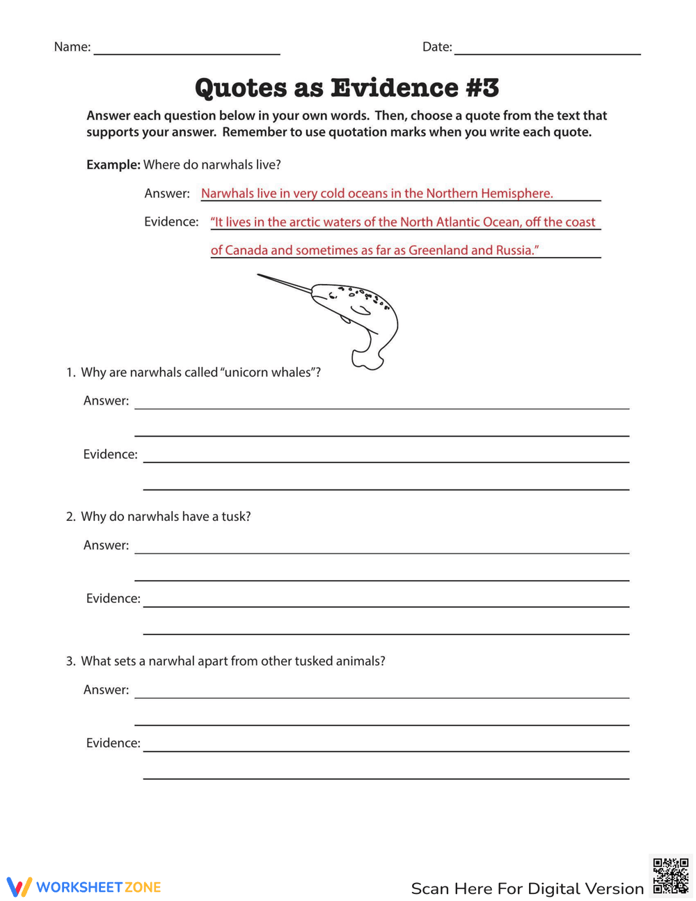 Using Quotes as Evidence: Supporting Arguments - Page 2