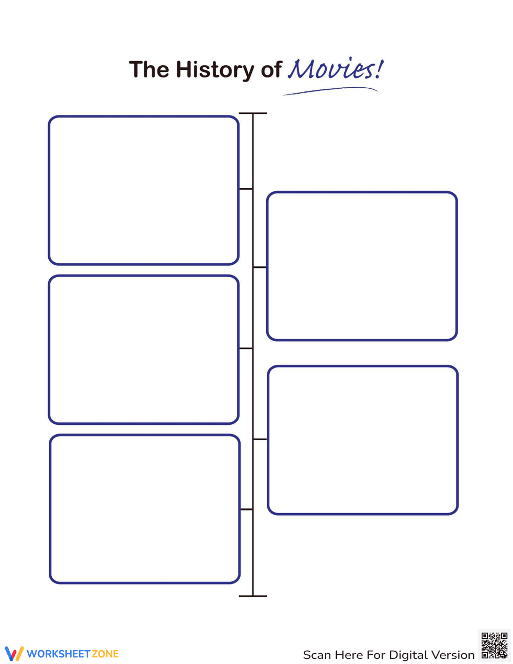 History of Movies Timeline Worksheet - Page 3