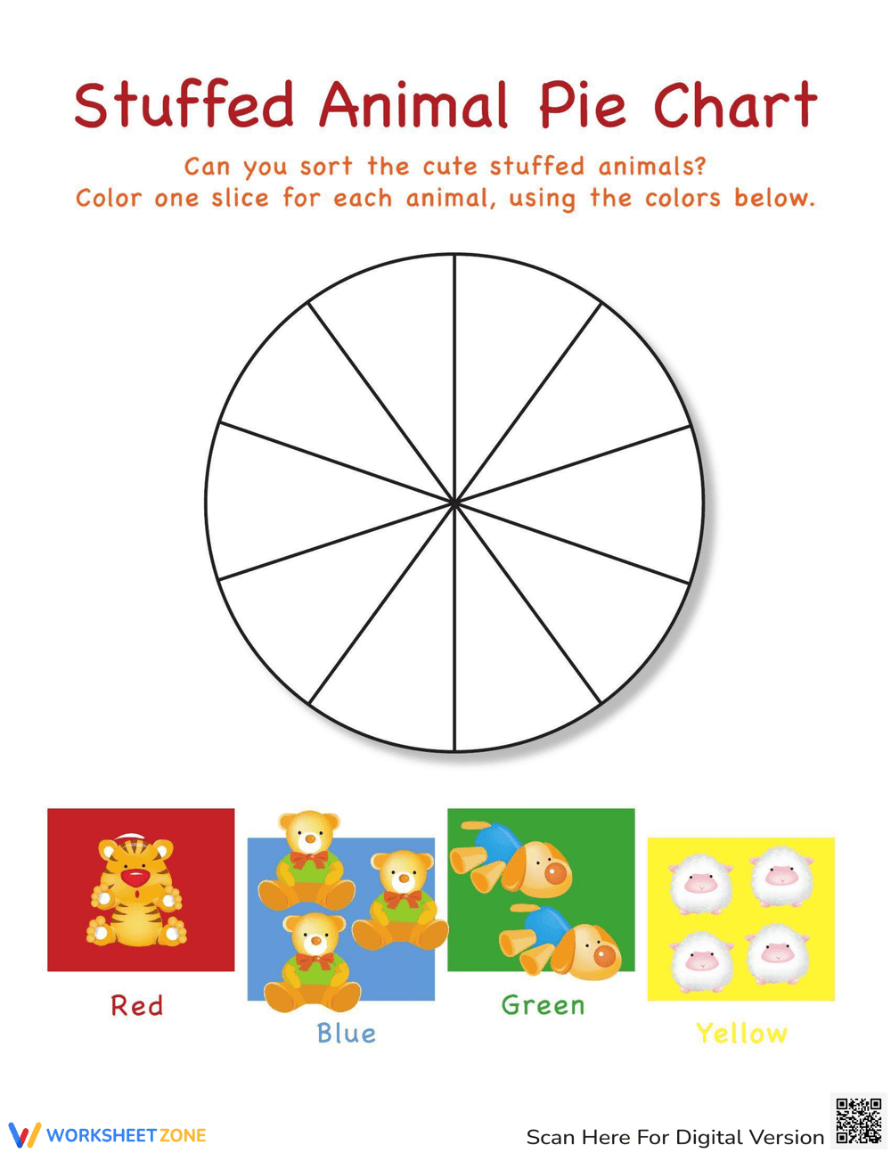 Stuffed Animal Pie Chart: Data Analysis - Page 1