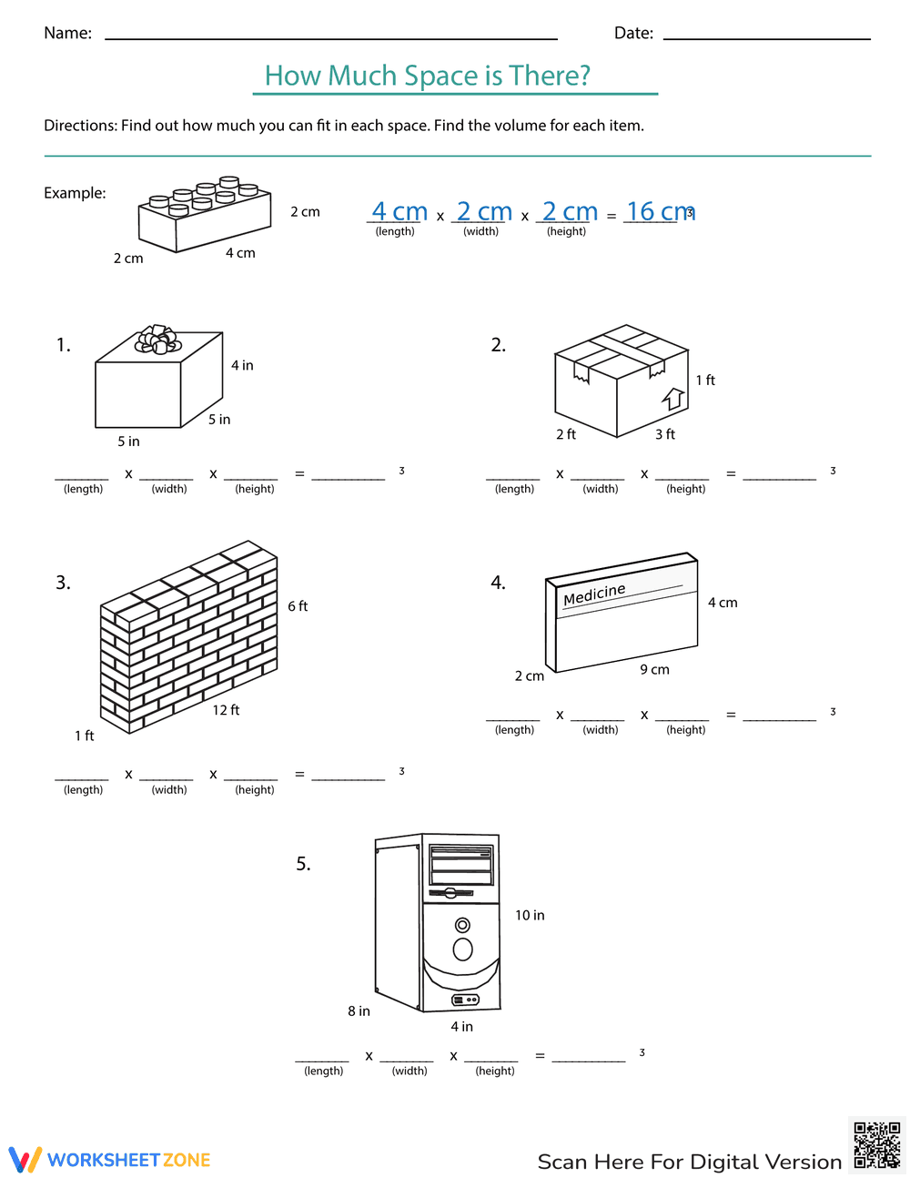 How Much Space Is There? Area Exploration - Page 1