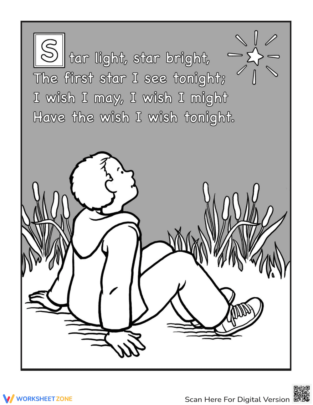 Star Light, Star Bright Poem - Page 1