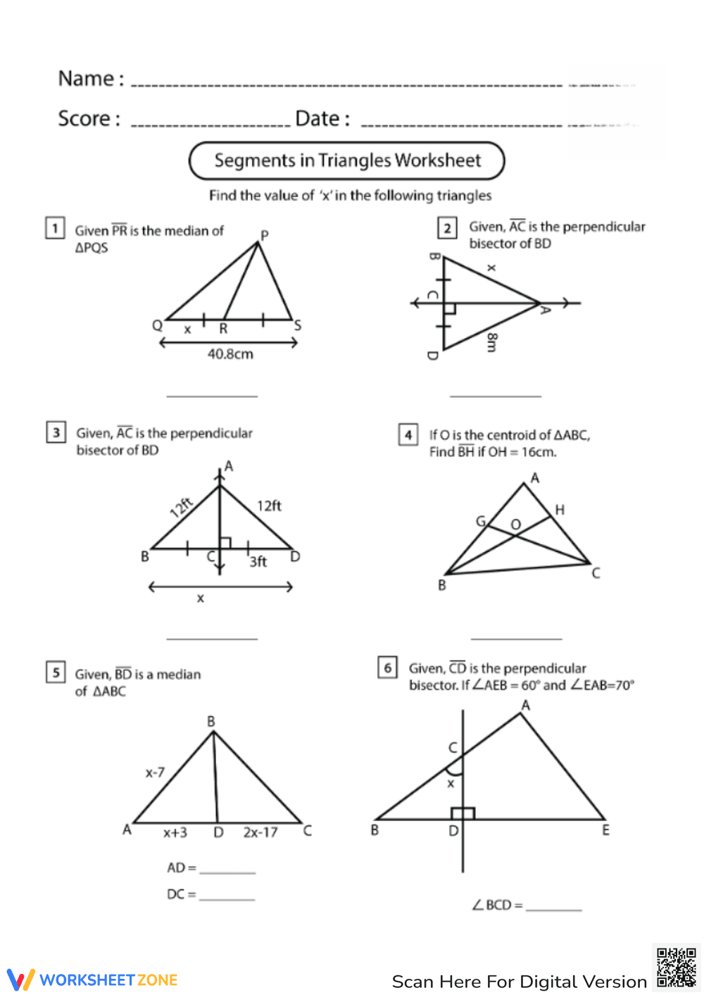 Segment in Triangles - Page 1