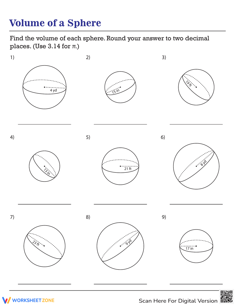 Calculating the Volume of a Sphere - Page 1